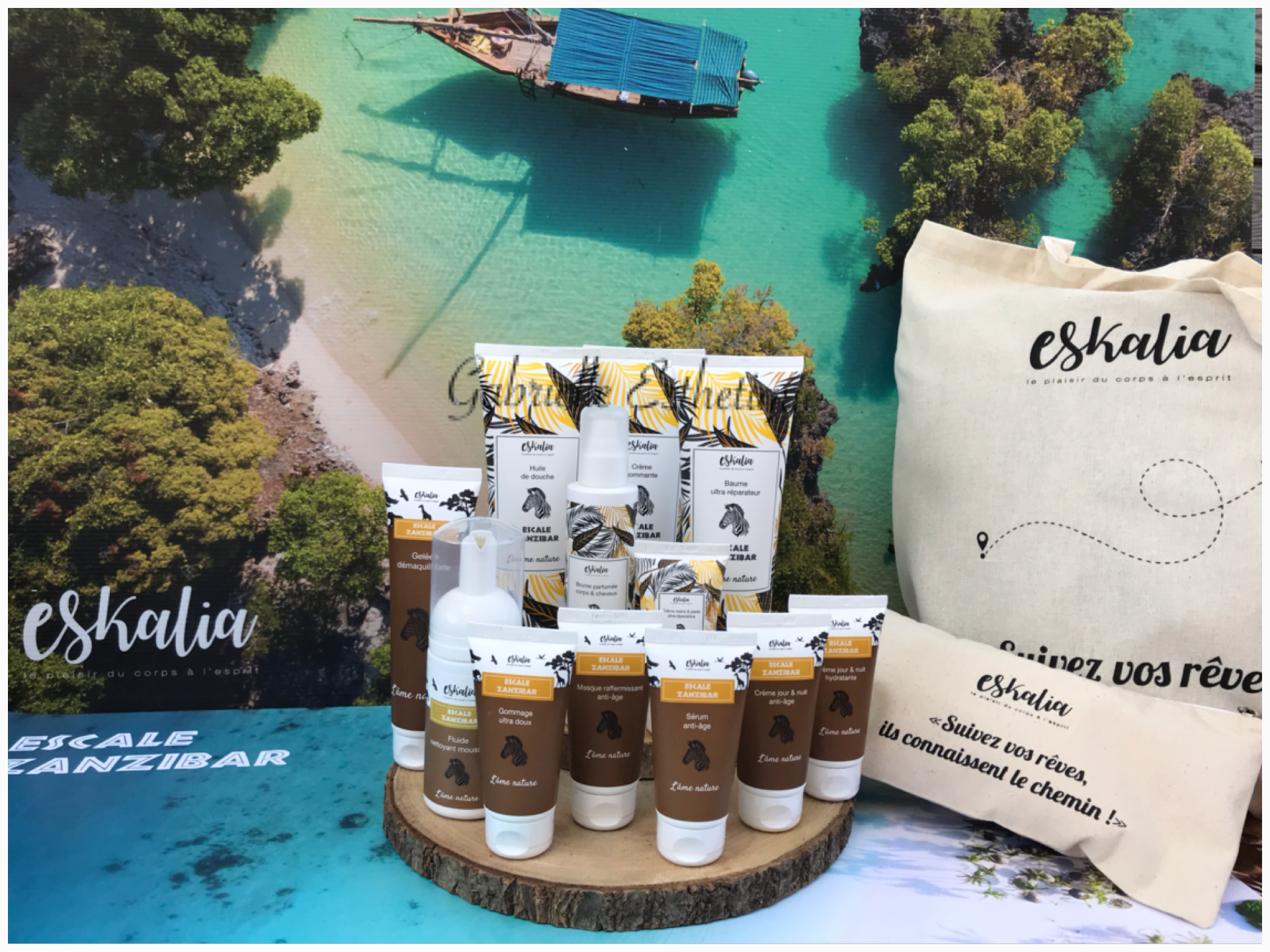 produits visage et corps zanzibar