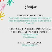 gel hydro-alcoolique Eskalia