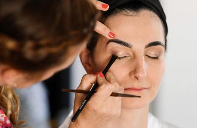 maquillage mariée photographe: Nicolas issaly