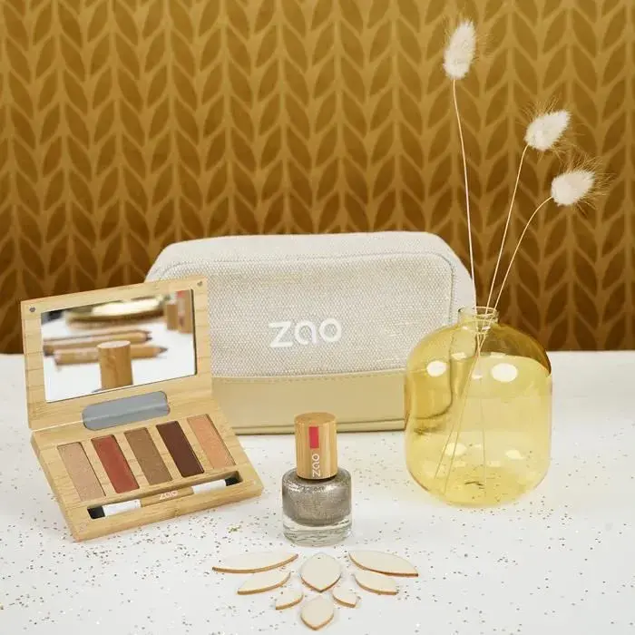 Kit de maquillage femme zao warm glow multicol